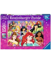 Slagalica Ravensburger od 150 dijelova - XXL - Disneyeve princeze - Snovi se ostvaruju