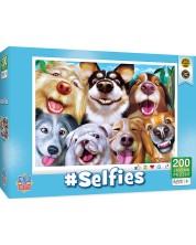 Puzzle Master Pieces od 200 dijelova -Zabavni selfiji sa životinjama