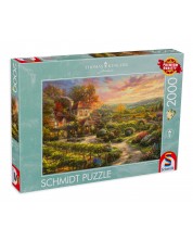 Slagalica Schmidt od 2000 dijelova - Imanje s vinogradima, Thomas Kinkade