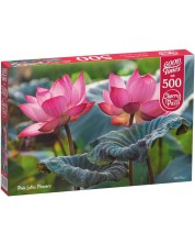 Slagalica Cherry Pazzi od 500 dijelova - Pink Lotus -1