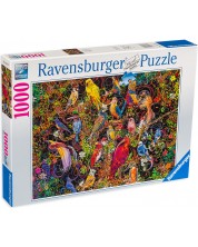 Slagalica Ravensburger od 1000 dijelova - Ptice