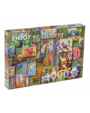 Slagalica Enjoy od 1000 dijelova - Šumski kolaž -1