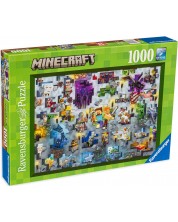 Slagalica Ravensburger od 1000 dijelova - Minecraft