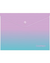 Mapa s gumbom Cool Pack - A4, Gradient Blueberry -1