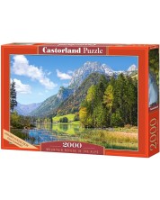 Slagalica Castorland od 2000 dijelova - Planinsko utočište u Alpama -1