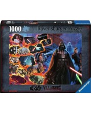 Slagalica Ravensburger od 1000 dijelova - Zlikovci iz Ratova zvijezda: Darth Vader -1