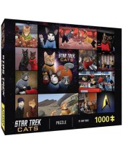 Slagalica Galison od 1000 dijelova - Star Trek mačke
