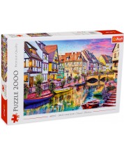 Puzzle Trefl od 2000 dijelova - Colmar, Francuska