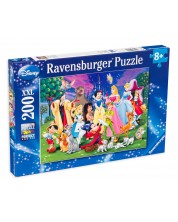 Slagalica Ravensburger od 200 XXL dijelova - Disneyjevi heroji 