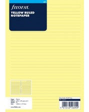 Listovi za organizator Filofax A5 - Žuti papir s linijama -1
