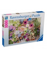 Slagalica Ravensburger od 1000 dijelova - Veličanstveno cvijeće -1