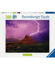 Slagalica Ravensburger od 500 dijelova - Ružičasta grmljavinska oluja -1