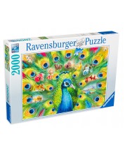 Slagalica Ravensburger od 2000 dijelova - Paun