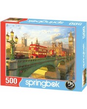 Slagalica Springbok od 500 dijelova - Westminsterski most -1