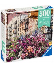 Slagalica Ravensburger od 300 dijelova - Cvijeće u New Yorku