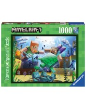 Slagalica Ravensburger od 1000 dijelova - Minecraft