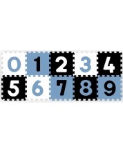 Slagalica za pod Babyono - Brojevi, 10 dijelova, plava -1