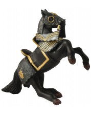 Figurica Papo The Medieval Era – Viteški konj u crnom oklopu