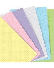 Punjenje za Notebook Filofax A5 - Točkasti pastelni papir