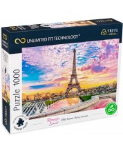 Slagalica Trefl od 1000 dijelova - Eiffelov toranj, Pariz -1