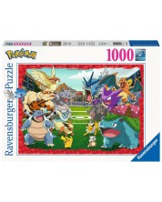 Slagalica Ravensburger od 1000 dijelova - Pokémon: Bitka -1