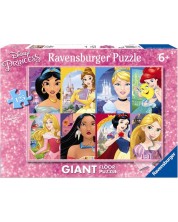 Slagalica za pod Ravensburger od 125 dijelova - Disneyeve princeze -1