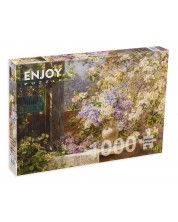 Slagalica Enjoy od 1000 dijelova - U cvjetajućem vrtu