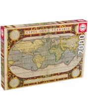 Slagalica Educa od 2000 dijelova - Karta svijeta -1