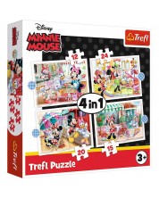 Puzzle Trefl 4 u 1  - Minnie Mouse