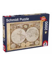 Slagalica Schmidt od 2000 dijelova - Povijesna karta svijeta