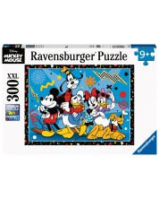 Slagalica Ravensburger od 300 dijelova XXL - Mickey Mouse i prijatelji