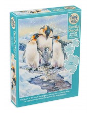 Slagalica Cobble Hill od 350 XXL dijelova - Obitelj pingvina