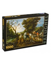 Slagalica D-Toys od 1000 dijelova – Ulazak životinja u Noinu arku, Pieter Bruegel the Elder