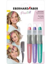 Pastele za kosu Eberhard Faber - 3 boje, biserne -1