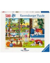 Slagalica Ravensburger od 500 dijelova - Ljubimci iz Palm Springsa