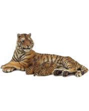Figurica Papo Wild Animal Kingdom – Tigrica s mladuncima -1