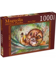 Slagalica Magnolia od 1000 dijelova - Puž -1