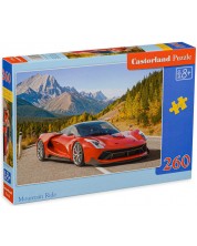 Puzzle Castorland od 260 dijelova - Crveni automobil 