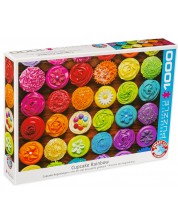 Slagalica Eurographics od 1000 dijelova - Cupcake u boji