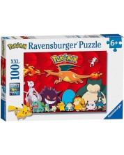 Slagalica Ravensburger od 100 XXL dijelova - Pokémon: Charizard i prijatelji -1