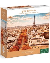Slagalica Good Puzzle od 1000 dijelova - Pariz u proljeće -1