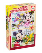Slagalica Educa od 2 x 25 komada - Mickey i prijatelji