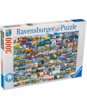 Slagalica Ravensburger od 3000 dijelova - Prekrasna mjesta u Europi