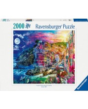 Slagalica Ravensburger od 2000 dijelova - Šareni Cinque Terre -1