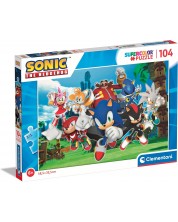 Slagalica Clementoni od 104 dijela - Jež Sonic