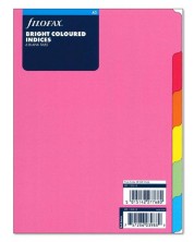 Listovi za organizator Filofax A5 - Indeksi, svijetle boje ​