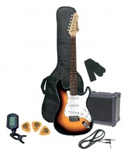 Komplet električne gitare s dodacima Gewa - Pure RC-100 SB, Sunburst -1