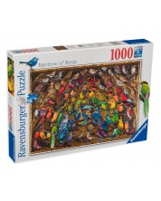 Slagalica Ravensburger od 1000 dijelova - Ptice svijeta -1