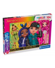Slagalica Clementoni od 104 dijela - Djevojčice od Rainbow -1