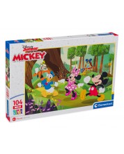 Slagalica Clementoni od 104 dijela - Mickey i prijatelji